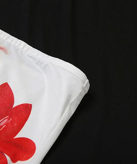 Forever 18 Floral Tube Top | Y2K Crop Top | Versatile Fall Layering & Vacation Style