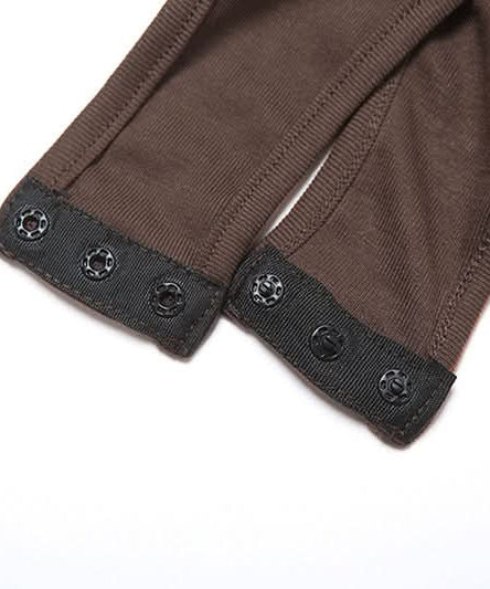 Effortless Fall Chic: Women's Espresso Racerback Bodysuit - Sculpting Scoop Neck Tank