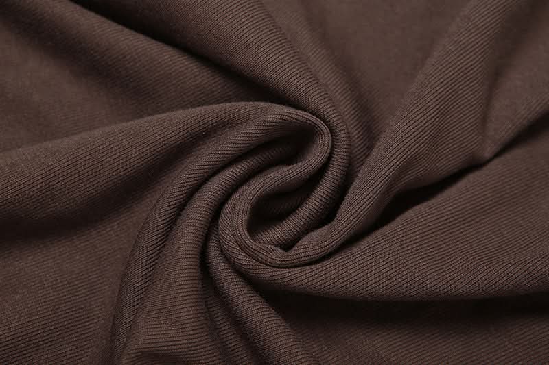 Effortless Fall Chic: Women's Espresso Racerback Bodysuit - Sculpting Scoop Neck Tank