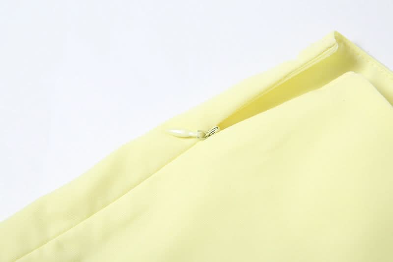 Women's Chic Lemon Chiffon Tiered Maxi Skirt - Effortless Fall Style & Comfort