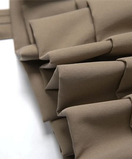 Fall Chic Tiered Ruffle Mini Skirt with Adjustable Self-Tie Waist