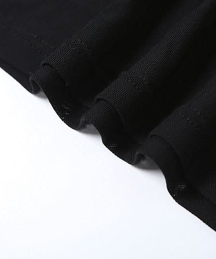 Chic Ruffle Mesh Sleeveless Top - Versatile Black U-Neck Blouse for Fall & Holiday Styling