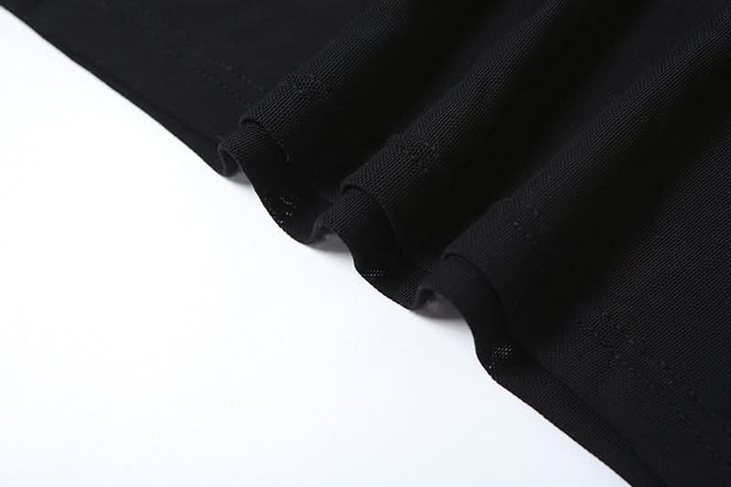 Chic Ruffle Mesh Sleeveless Top - Versatile Black U-Neck Blouse for Fall & Holiday Styling