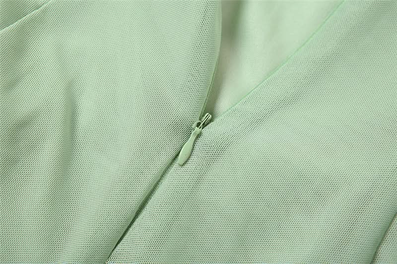 Graceful Mint Green Butterfly Halter Maxi Dress - Perfect for Fall Destination Weddings & Resort Getaways