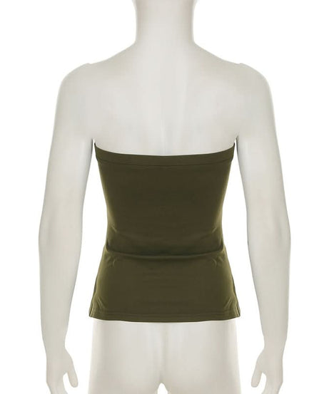 Effortless Chic: Dusty Rose Floral Tie-Front Tube Top – Perfect for Fall Layering & Getaways