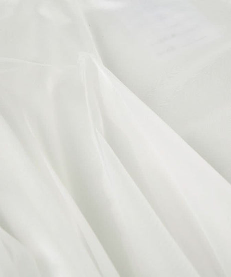 Ethereal White Mesh Maxi Skirt - Elegant 'Winter White' for Fall & Holiday Glam