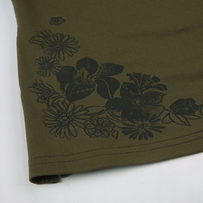 Effortless Chic: Dusty Rose Floral Tie-Front Tube Top – Perfect for Fall Layering & Getaways