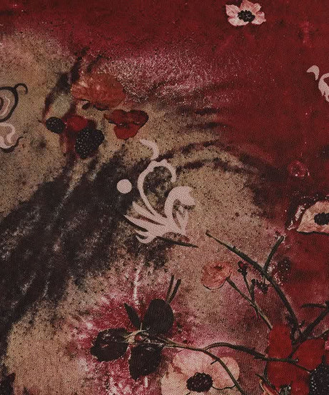 Vintage Bloom Mesh Maxi Skirt - Elegant Fall Floral Style