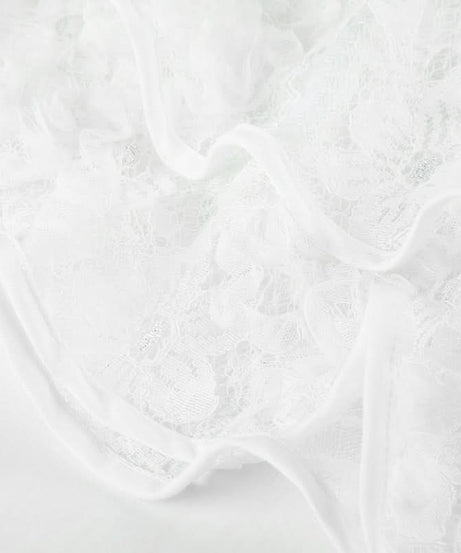 Gothic Chic Tiered Lace Mini Skirt Overlay with Ruffle Ties - Edgy Fall Fashion