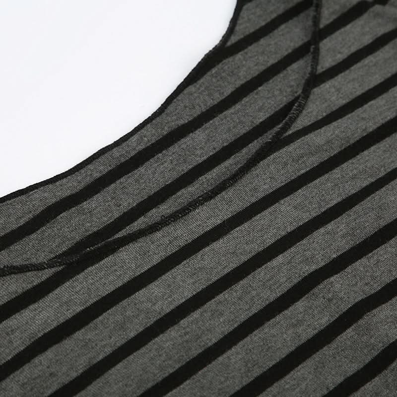 Women's Fall-Ready Striped Off-Shoulder Boat Neck Top - Comfy & Chic