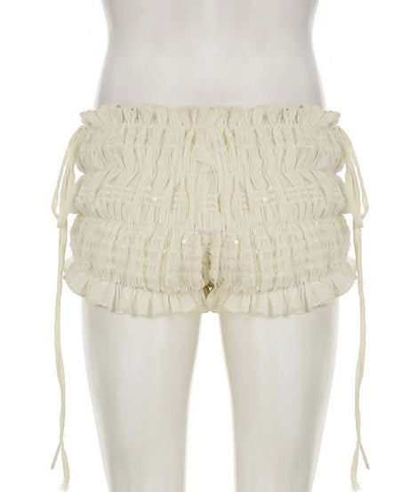 Effortless Chic Ruched Asymmetric Tie-Strap Crop Top - Versatile Fall Style