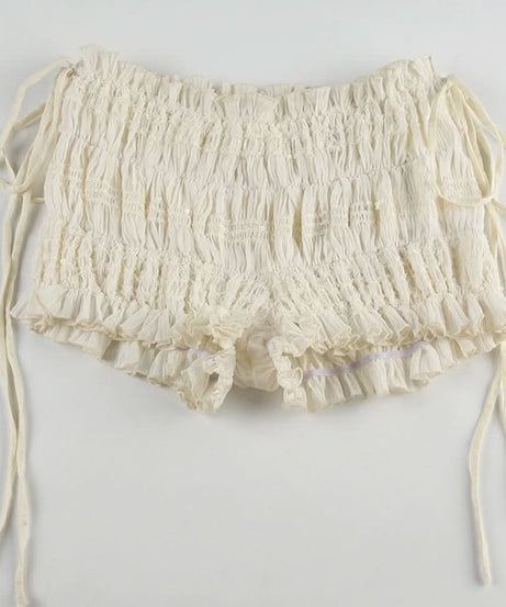 Effortless Chic Ruched Asymmetric Tie-Strap Crop Top - Versatile Fall Style