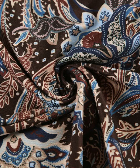 Fall Chic Paisley Buckle Tube Top for Women - Y2K Vintage Strapless Style