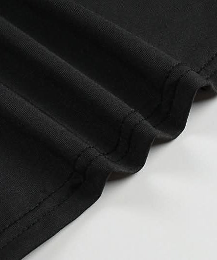 Elegant Black Ruffle Maxi Dress with Sheer Draped Accents | Fall & Holiday Party Ready