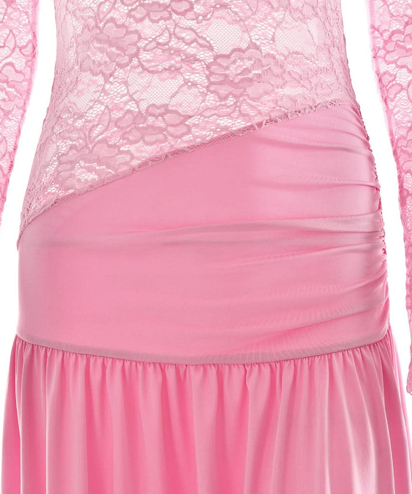 Radiant Pink Lace Off-Shoulder Maxi Dress with Bow Detail - Your Statement Piece for Fall & Holiday Parties