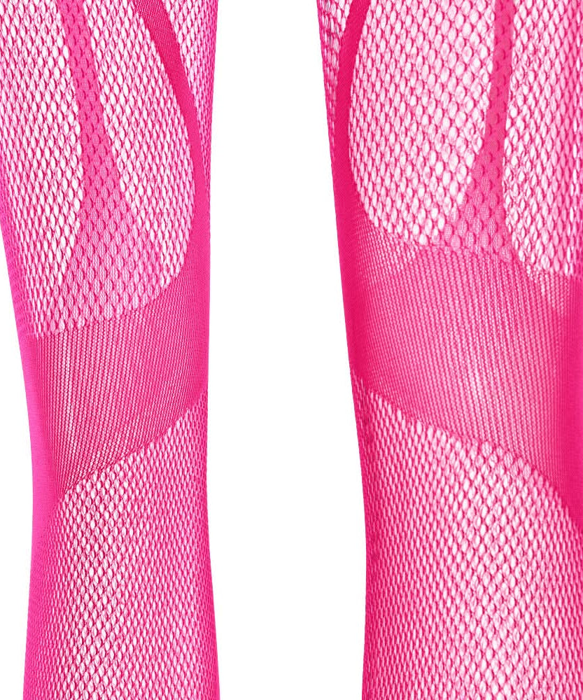 Daring Desire Halter Rhinestone Fishnet Bodysuit - Ultimate Halloween & Club Party Jumpsuit