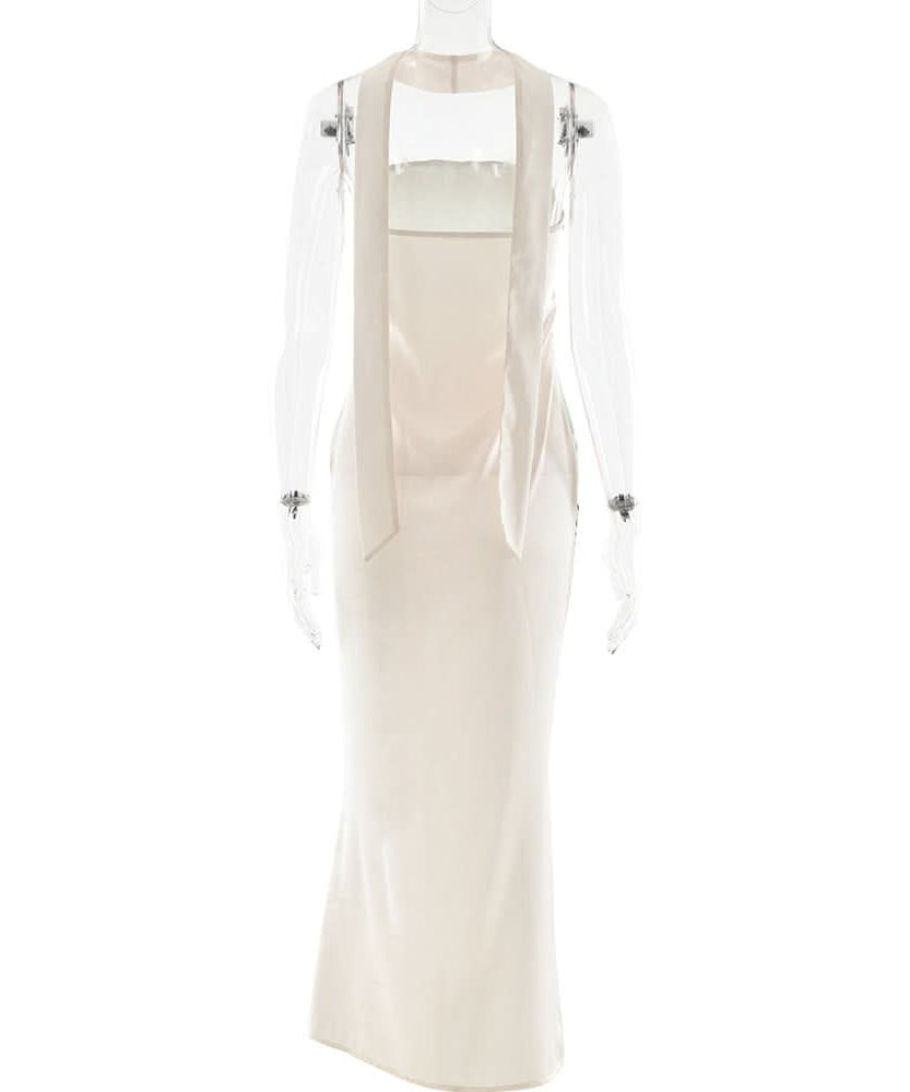 Elegant Tropical Bloom Halter Maxi Dress – Your Fall Getaway & Resort Essential