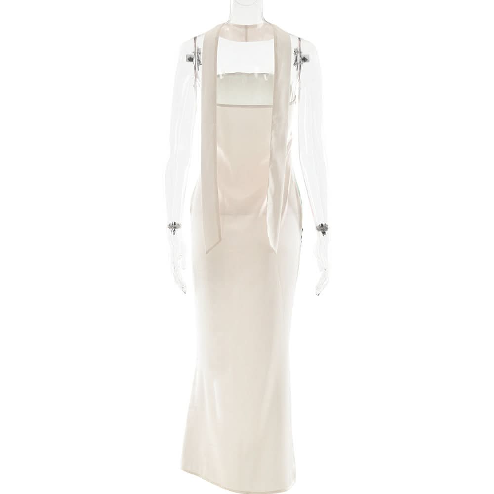 Elegant Tropical Bloom Halter Maxi Dress – Your Fall Getaway & Resort Essential