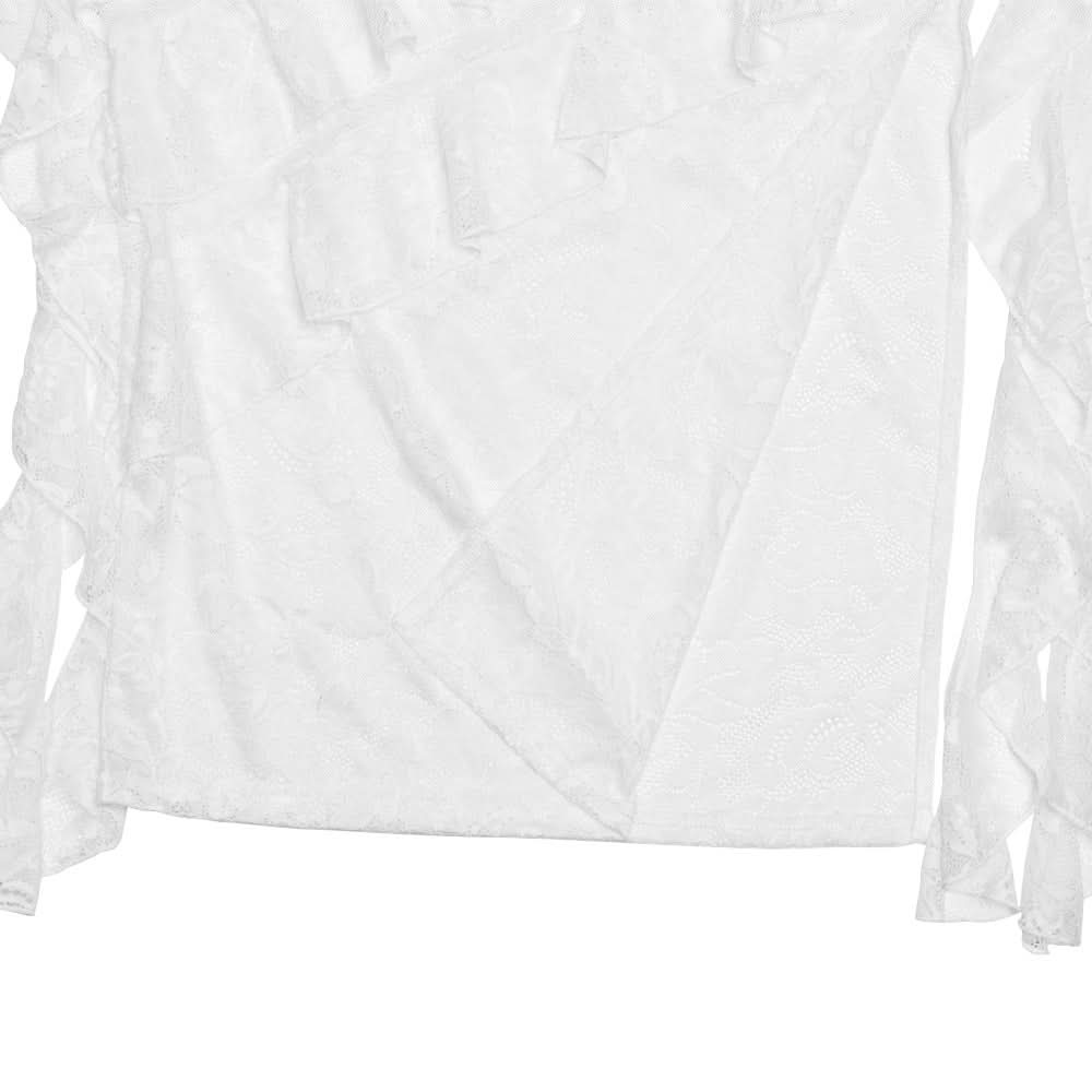 Romantic White Lace Tiered Ruffle Maxi Skirt - Your Boho Chic Getaway & Holiday Style Essential