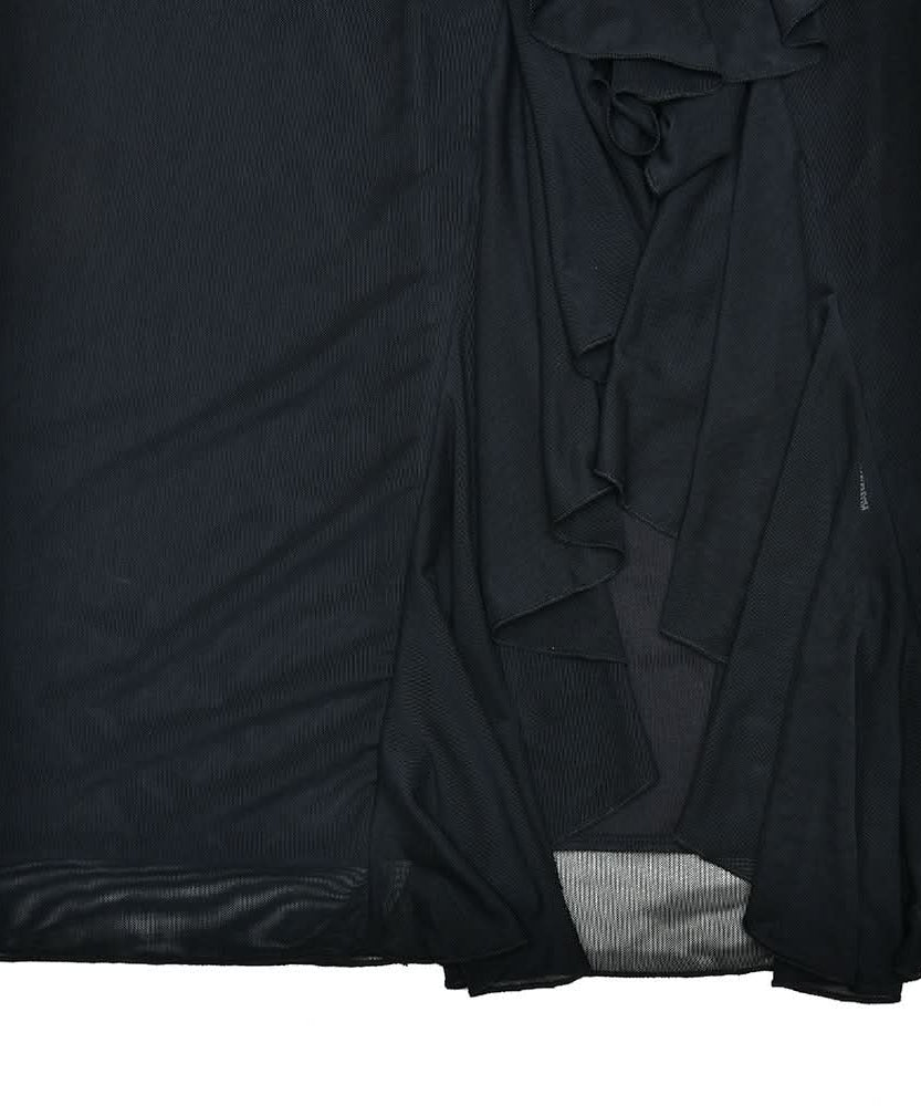 Elegant Black One-Shoulder Ruffle Maxi Gown - Your Fall & Holiday Event Showstopper