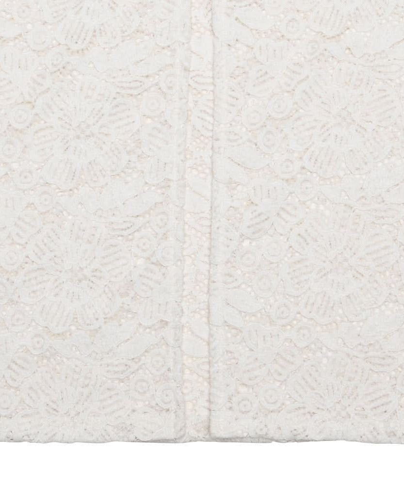 Alluring White Lace Strapless Maxi Dress with Side Cutout - Perfect for Fall Galas & Holiday Soirees