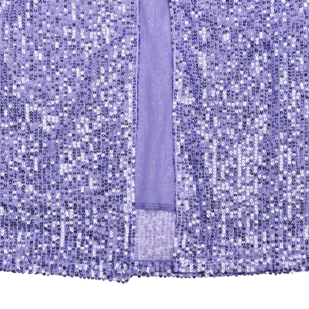 Head-Turning Lavender Sequin Halter Maxi Dress - Backless Glamour for Holiday & NYE
