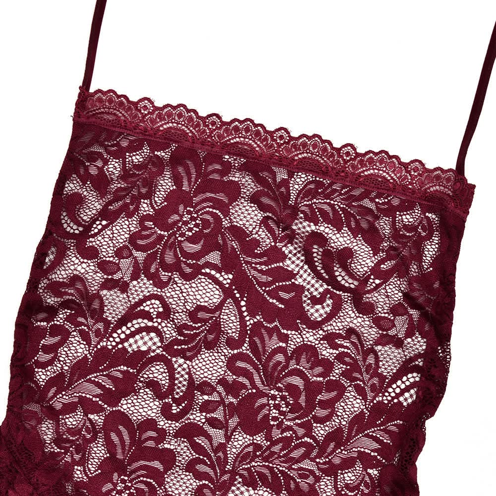 Enchanting Fall: Burgundy Lace Ruffle Halter Maxi Dress - Perfect for Halloween & Holiday Soirees