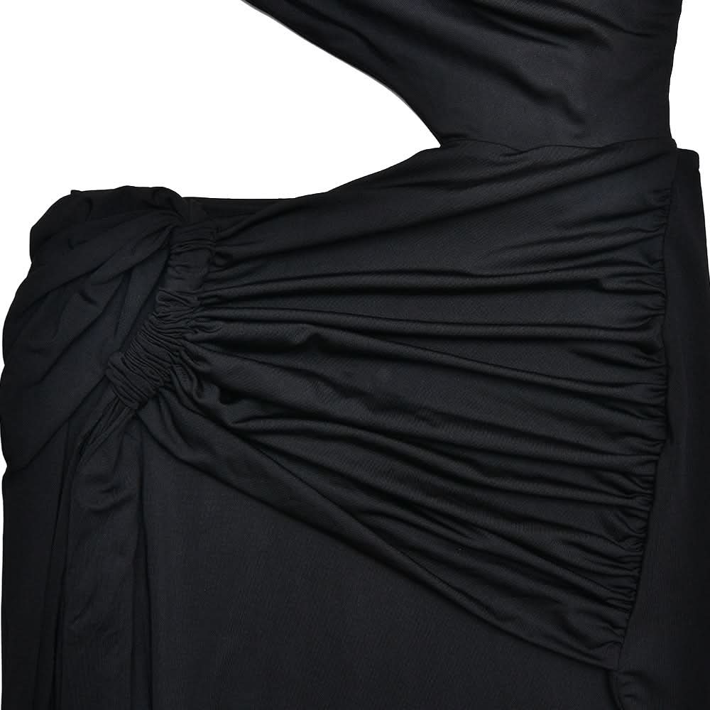 Black One-Shoulder Cut-Out Maxi Dress: Your Daring Fall & Holiday Party Statement