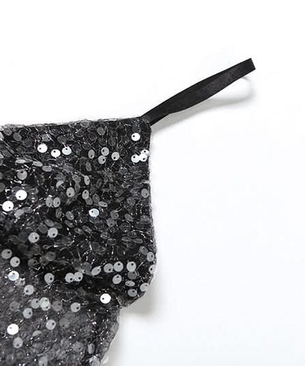 Dazzling Sequin & Sheer Mesh Cami Top – Your Ultimate Holiday Party & NYE Glam