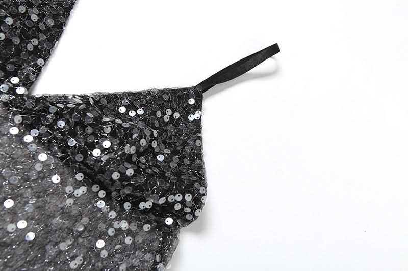 Dazzling Sequin & Sheer Mesh Cami Top – Your Ultimate Holiday Party & NYE Glam
