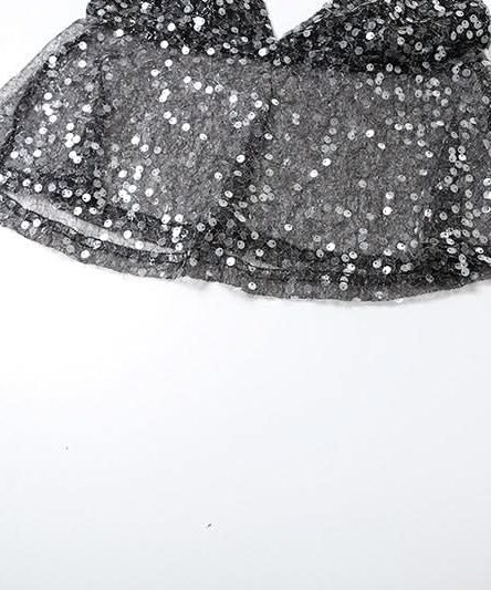 Dazzling Sequin & Sheer Mesh Cami Top – Your Ultimate Holiday Party & NYE Glam