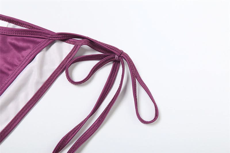 Bold Floral Halter Bikini & Cut-Out Mini Skirt Set - Chic Resort & Fall/Winter Vacation Ready