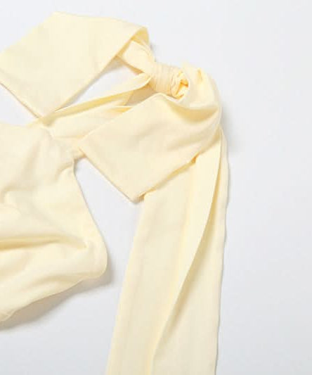 Golden Hour Glow: Elegant V-Neck Tie-Shoulder Maxi Dress - Chic & Flattering for Fall Soirees & Resort Getaways