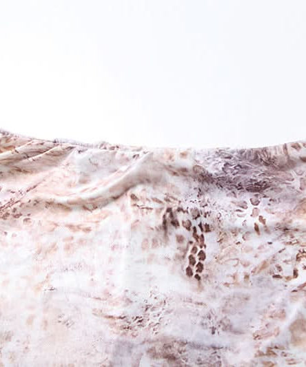 Wild Instincts: Luxe Abstract Animal Print Bustier & High-Waist Shorts Set - US Fall & Holiday Party Ready