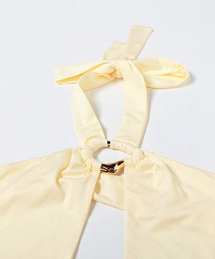 The "It" Girl Halter Cutout Maxi Dress - Chic & Daring for Fall Getaways & Holiday Events