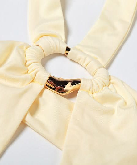 The "It" Girl Halter Cutout Maxi Dress - Chic & Daring for Fall Getaways & Holiday Events