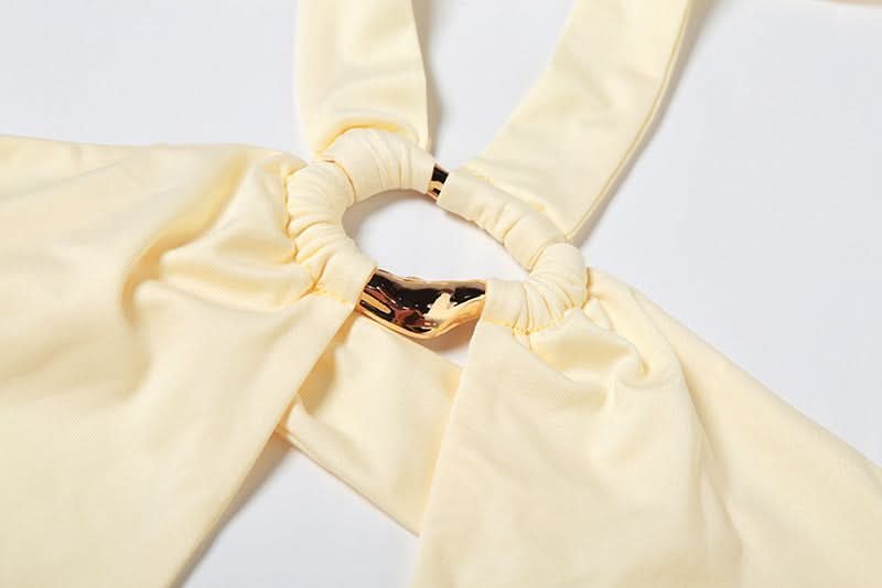 The "It" Girl Halter Cutout Maxi Dress - Chic & Daring for Fall Getaways & Holiday Events