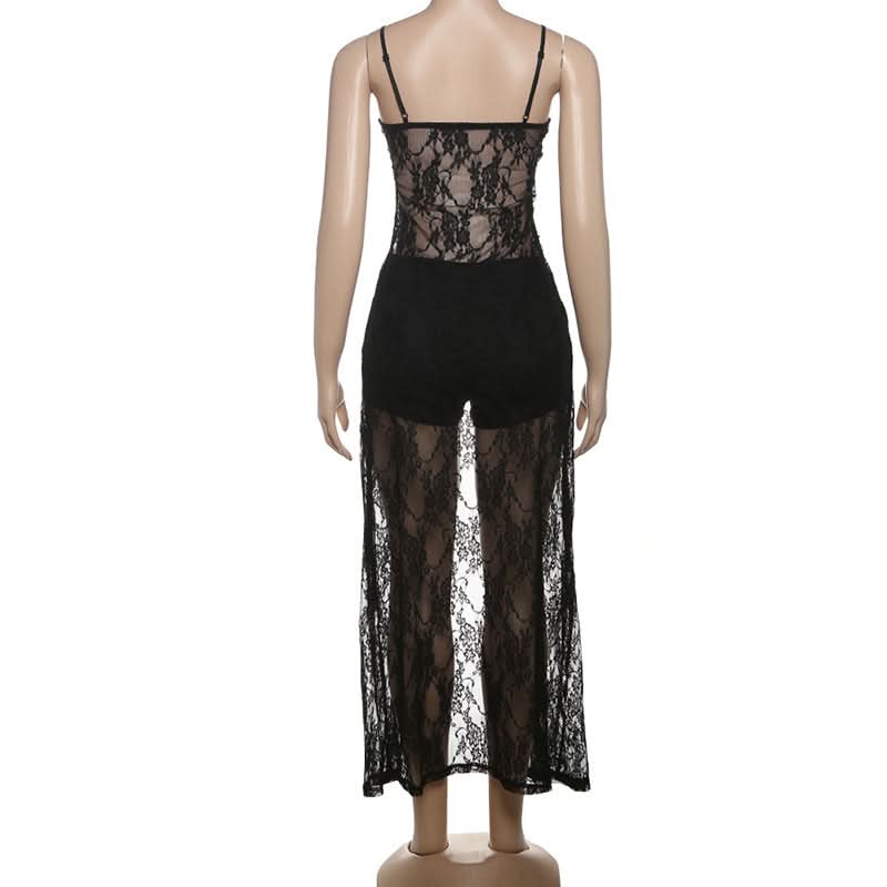 Sizzling Leopard & Lace Maxi Overlay Shorts Set - Perfect for Fall Nights & Vacation Escapes