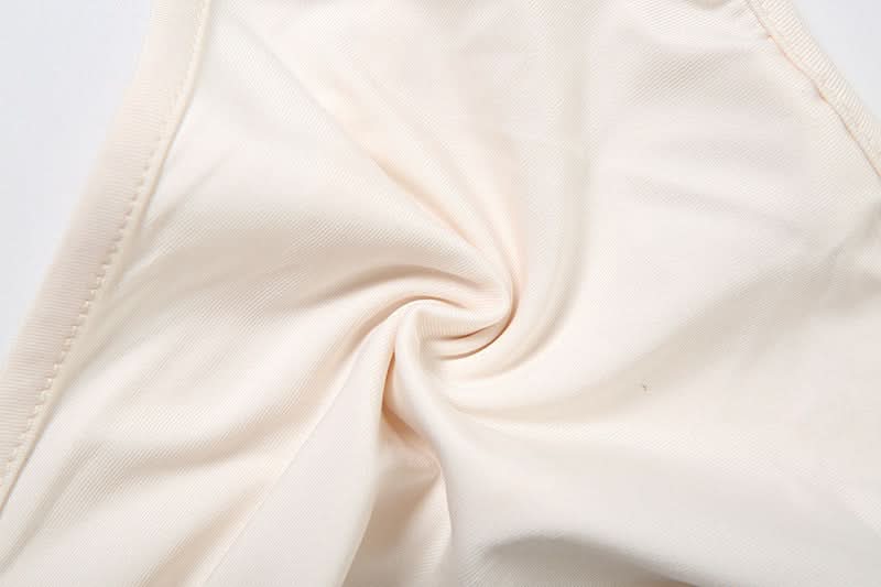 Chic Halter Tie-Side Ruched Shorts Set - Your Go-To for Fall Vacations & Winter Getaways