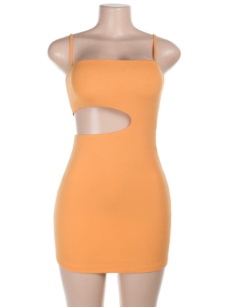 Sultry Side Cut-Out Bodycon Mini Dress – Your Essential for Fall Parties & Holiday Nights