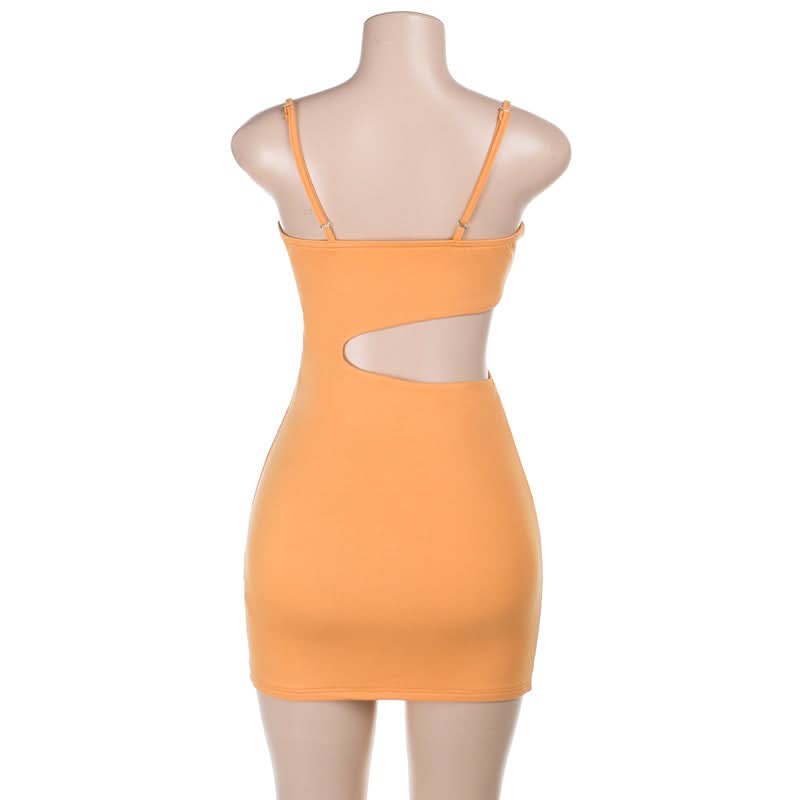Sultry Side Cut-Out Bodycon Mini Dress – Your Essential for Fall Parties & Holiday Nights