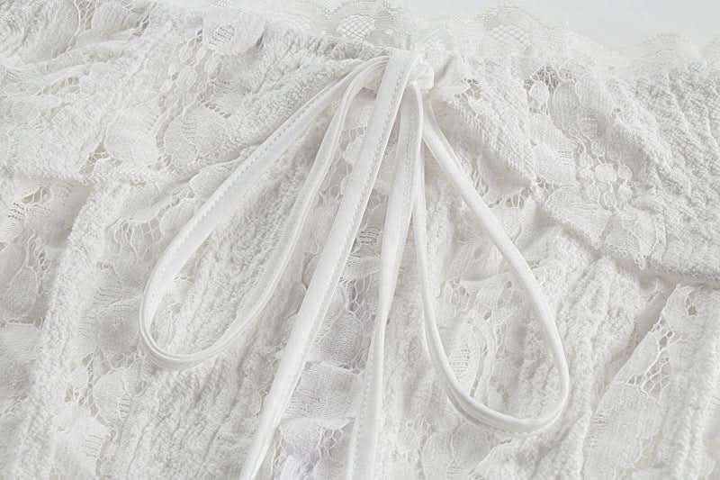 Dreamy White Lace Off-Shoulder Maxi Dress - Your Winter Getaway & Bridal Event Essential