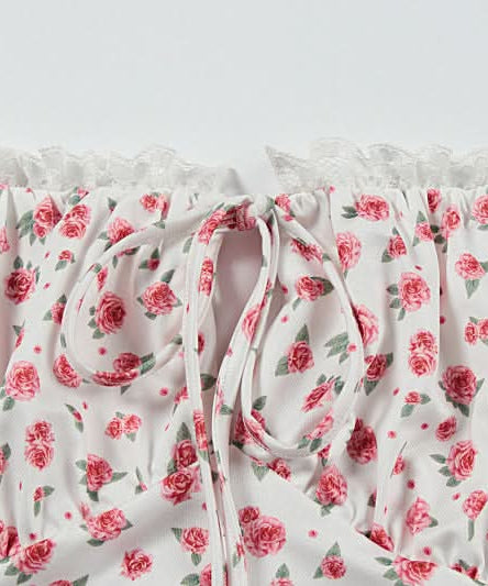 Romantic Ditsy Floral Halter Maxi Dress with High Slit - Your Perfect Vacation & Resort Getaway Essential