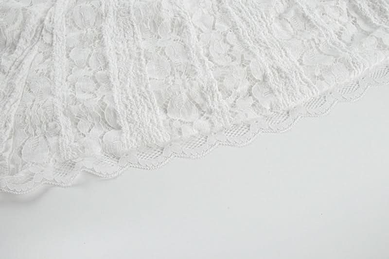 Dreamy White Lace Off-Shoulder Maxi Dress - Your Winter Getaway & Bridal Event Essential