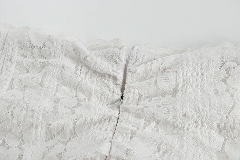 Dreamy White Lace Off-Shoulder Maxi Dress - Your Winter Getaway & Bridal Event Essential