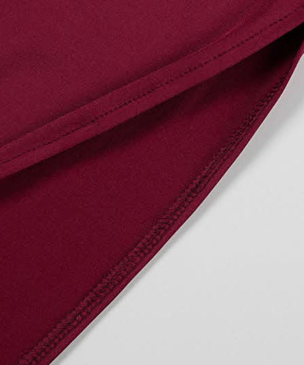 Daring Burgundy Cut-Out Maxi Dress | V-Neck & High Slit for Fall & Holiday Parties