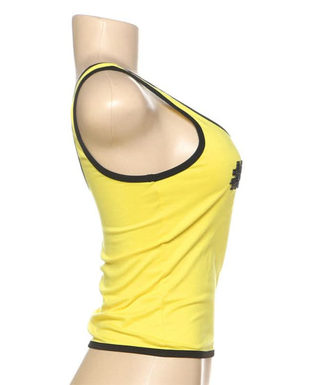 Sassy Sparkle: #Badgirl Sequin Tank Top – Your Go-To for Fall Fun & Halloween