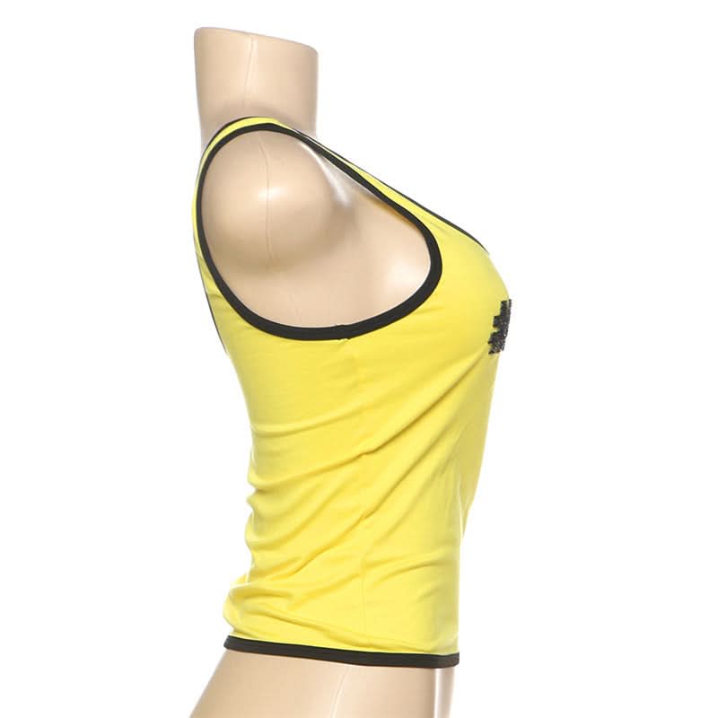 Sassy Sparkle: #Badgirl Sequin Tank Top – Your Go-To for Fall Fun & Halloween