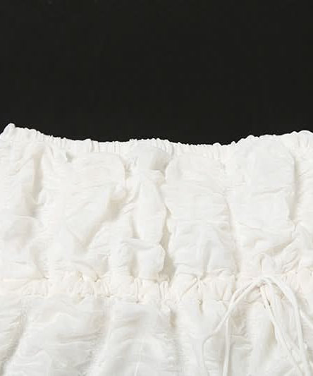 Boho Chic White Ruched Halter Maxi Skirt Set - Your Ultimate Vacation & Resort Essential