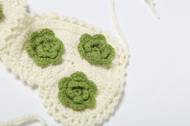 Chic Crochet Floral Halter Top & Mini Skirt Set | Your Boho Resort & Vacation Essential